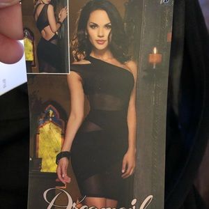 Dream girls black see thru dress